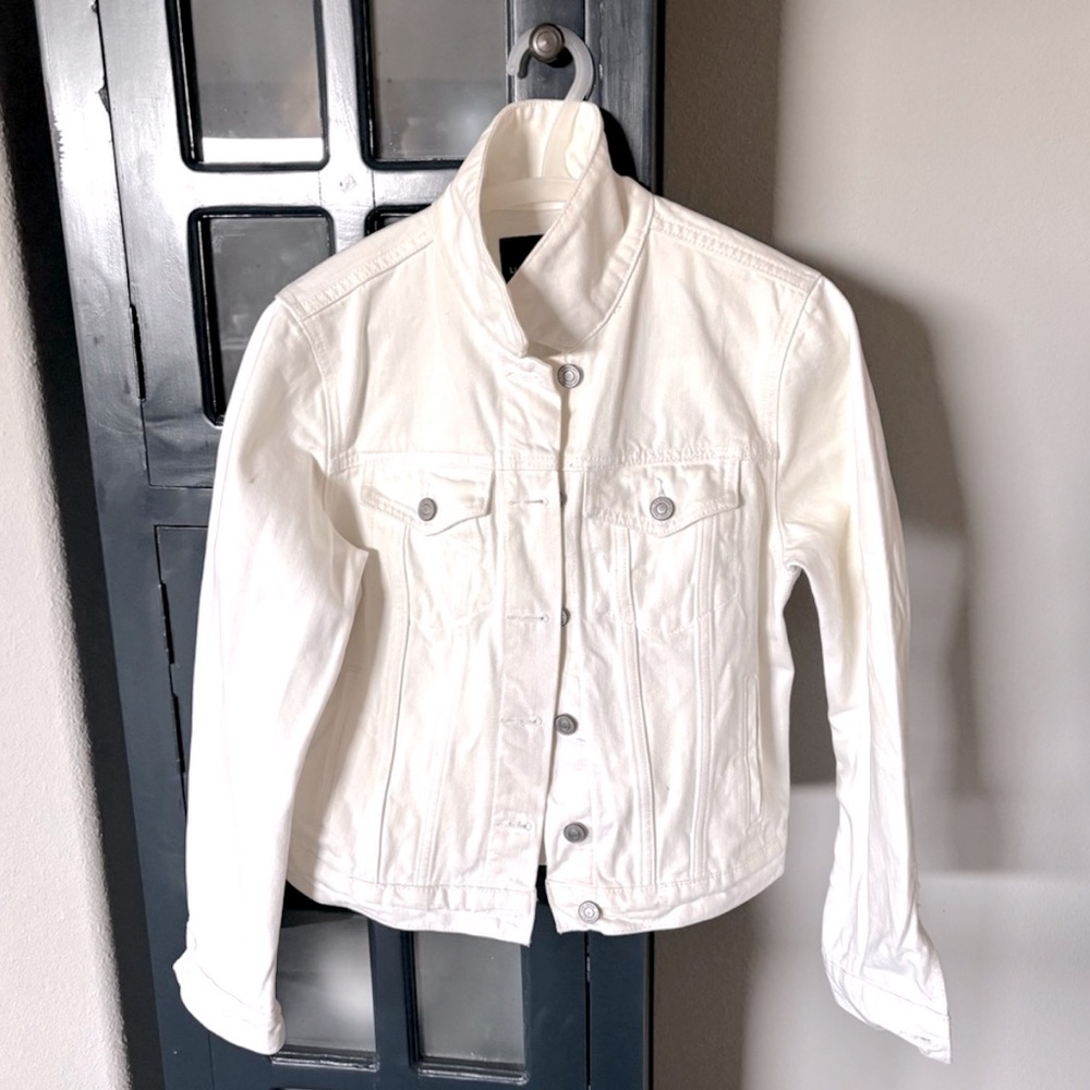 Lucky Brand White Denim Jacket